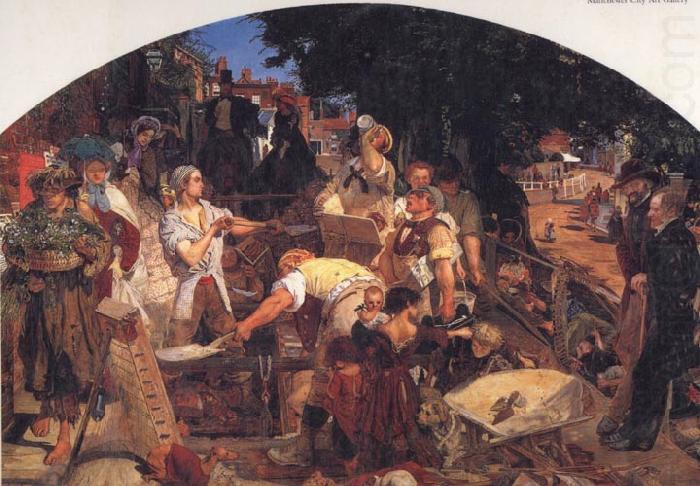 Ford Madox Brown Chaucer at the Curt of Edward III china oil painting image